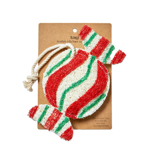 Peppermint Candy Loofah Scrubber - La Cuisine