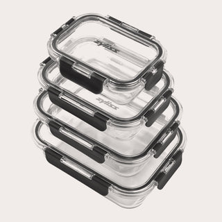 4-Piece Glass Container Set - La Cuisine