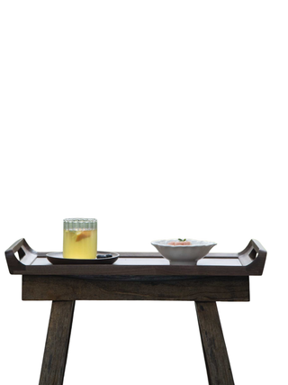 Gohobi Black Walnut Solid Wood Tea Tray - La Cuisine