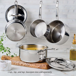 Probond Luxe Stainless Steel Cookware, Set/5 - La Cuisine