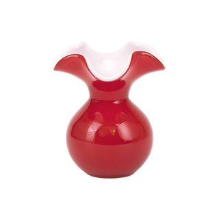 Hibiscus Glass Red Bud Vase - La Cuisine