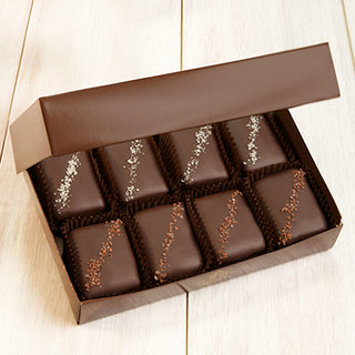 Chocolate & Caramel Holiday Box (8 PC)