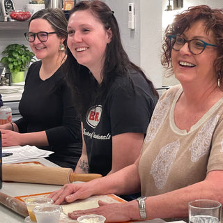 ladies at cooking class