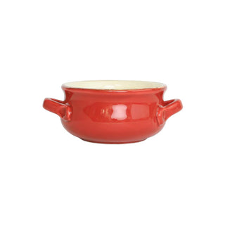 Italian Bakers Red Small Handled Round Baker - Red