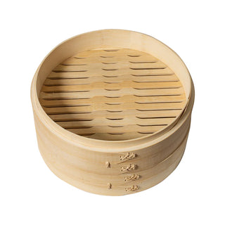 Two Tier Bamboo Steamer, 10"