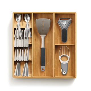DrawerStore Bamboo Cutlery, Utensil & Gadget Organizer - La Cuisine