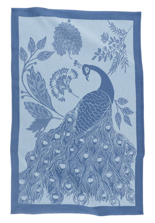 Porto Jacquard Kitchen Towel- Peacock