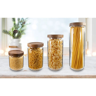 Pantry Jar w/Acacia Lid