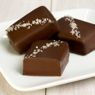 Truffle Fudge Bites - Dark Chocolate with French Grey Sea Salt (2 PC) - La Cuisine