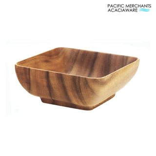 Acacia Wood Square Serving Bowl - La Cuisine