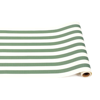 Dark Green Classic Stripe Runner