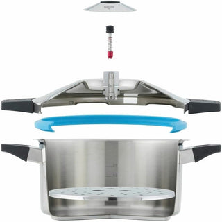 Duromatic Family Style Pressure Cooker Stockpot 8 Quart, Stainless - La Cuisine