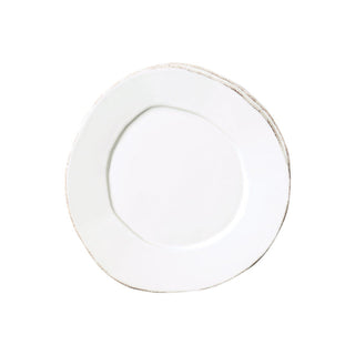 Lastra White Salad Plate - La Cuisine