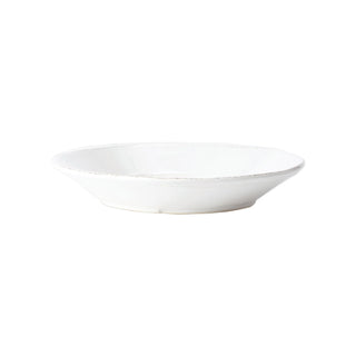 Lastra White Large Melamine Shallow Serving Bowl - La Cuisine