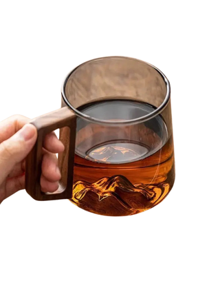Mountain Peak Glass Mug - La Cuisine