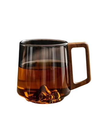 Mountain Peak Glass Mug - La Cuisine