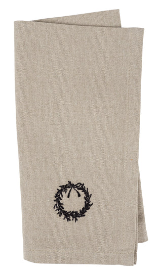 Natural Embroidered Napkin