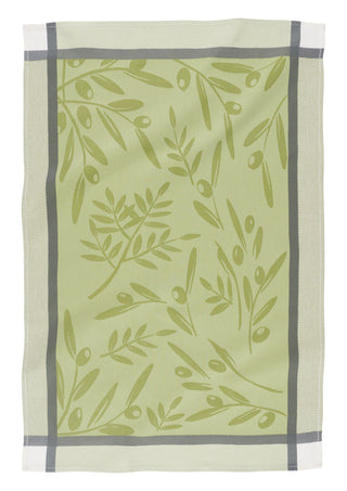 Porto Jacquard Kitchen Towel- Olives