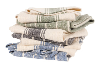 Home Firenze Natural Rustic Farmhouse Slubbed Kitchen Towels