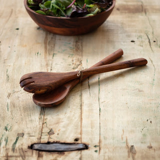 Wooden Server Spoons, Set/2 - La Cuisine