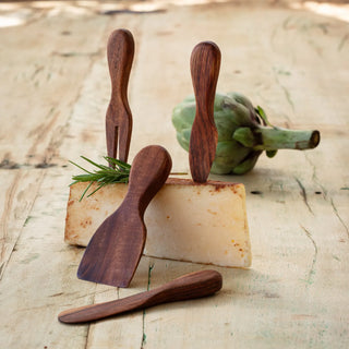 Wooden Cheese Serving Set, 4 PC - La Cuisine