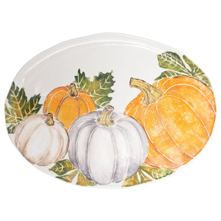 Pumpkins Large Oval Platter