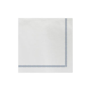 Papersoft Napkins, Fringe Blue Dinner (Pack/20)