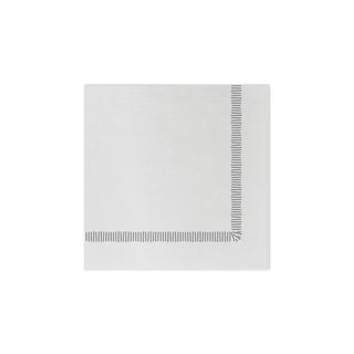 Papersoft Napkins, Fringe Gray Cocktail (Pack/20)