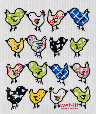 Little Chix Swedish Dishcloth - La Cuisine