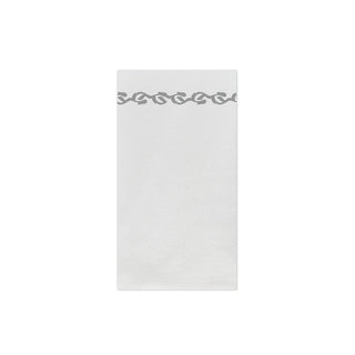 Papersoft Napkins Florentine Light Gray Guest Towels, Pkg/20 - La Cuisine