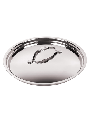 Provisions 11" Stainless Steel Traditional Lid - La Cuisine