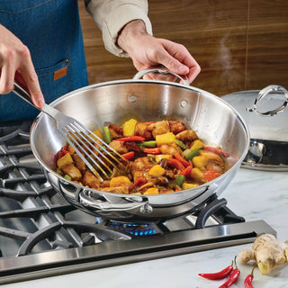 Provisions 14" Stainless Steel Domed Lid - La Cuisine