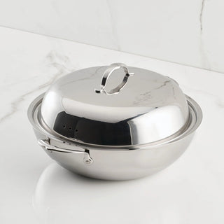 Provisions 14" Stainless Steel Domed Lid - La Cuisine
