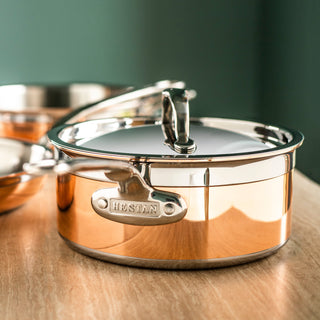 Provisions 8.5" Stainless Steel Traditional Lid - La Cuisine