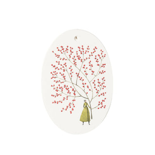 Red Berries Gift Tag - La Cuisine