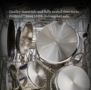 Probond Luxe Stainless Steel Stockpot with Lid, 12 QT - La Cuisine