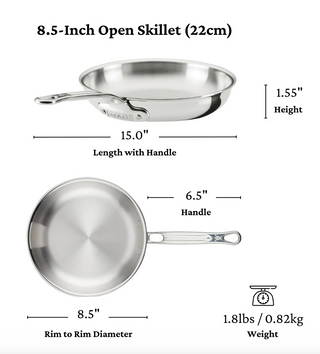 ProBond Luxe Clad Skillet Set/2