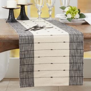 Stripe Runner - Black/White - La Cuisine