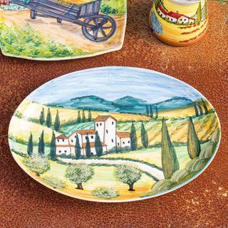 Terra Toscana Oval Platter - La Cuisine