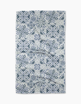 Floral Medallions Tea Towel - La Cuisine