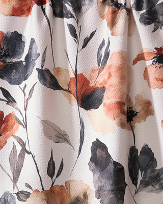 Moody Poppy Tea Towel - La Cuisine