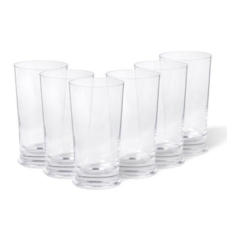 Terrazza Highballs 19oz, Clear Set/6 - La Cuisine