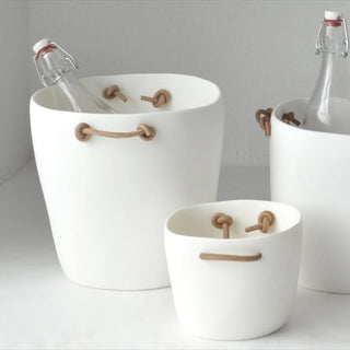 Cuadrado Champagne Bucket - White