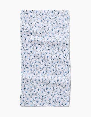 Trailing Flowers in Blue Bar Towel - La Cuisine