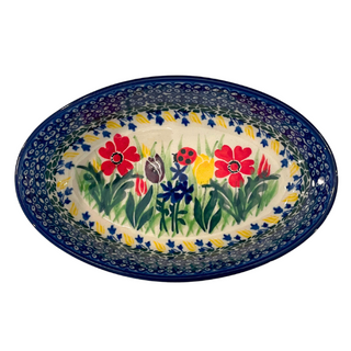 Polish Pottery Mini Oval Baker - La Cuisine