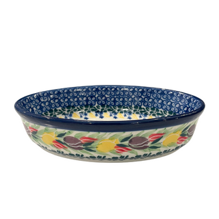 Polish Pottery Mini Oval Baker - La Cuisine