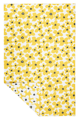 Vibe Recycled Towel - Buttercup Floral - La Cuisine