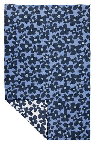 Vibe Recycled Towel - Periwinkle Floral - La Cuisine