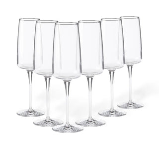 Vine Champagne Flutes, Set/6 - La Cuisine