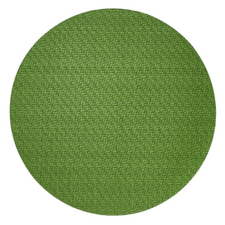 Green Wicker Grass Round Mat, Set/4